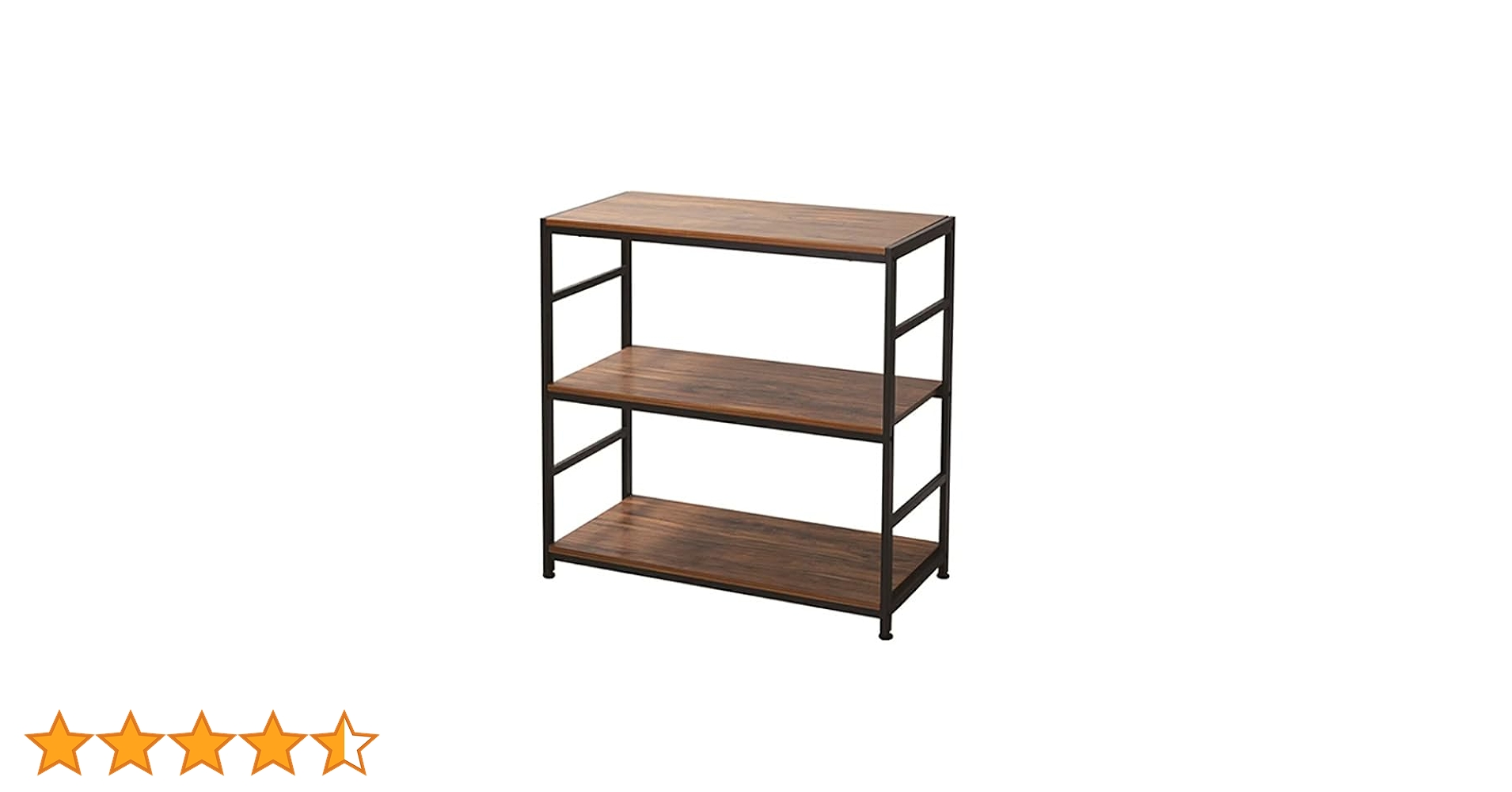 コーナン　メタルラック　棚 スチールラック4段 ブラック: インテリア・家具・収納用品